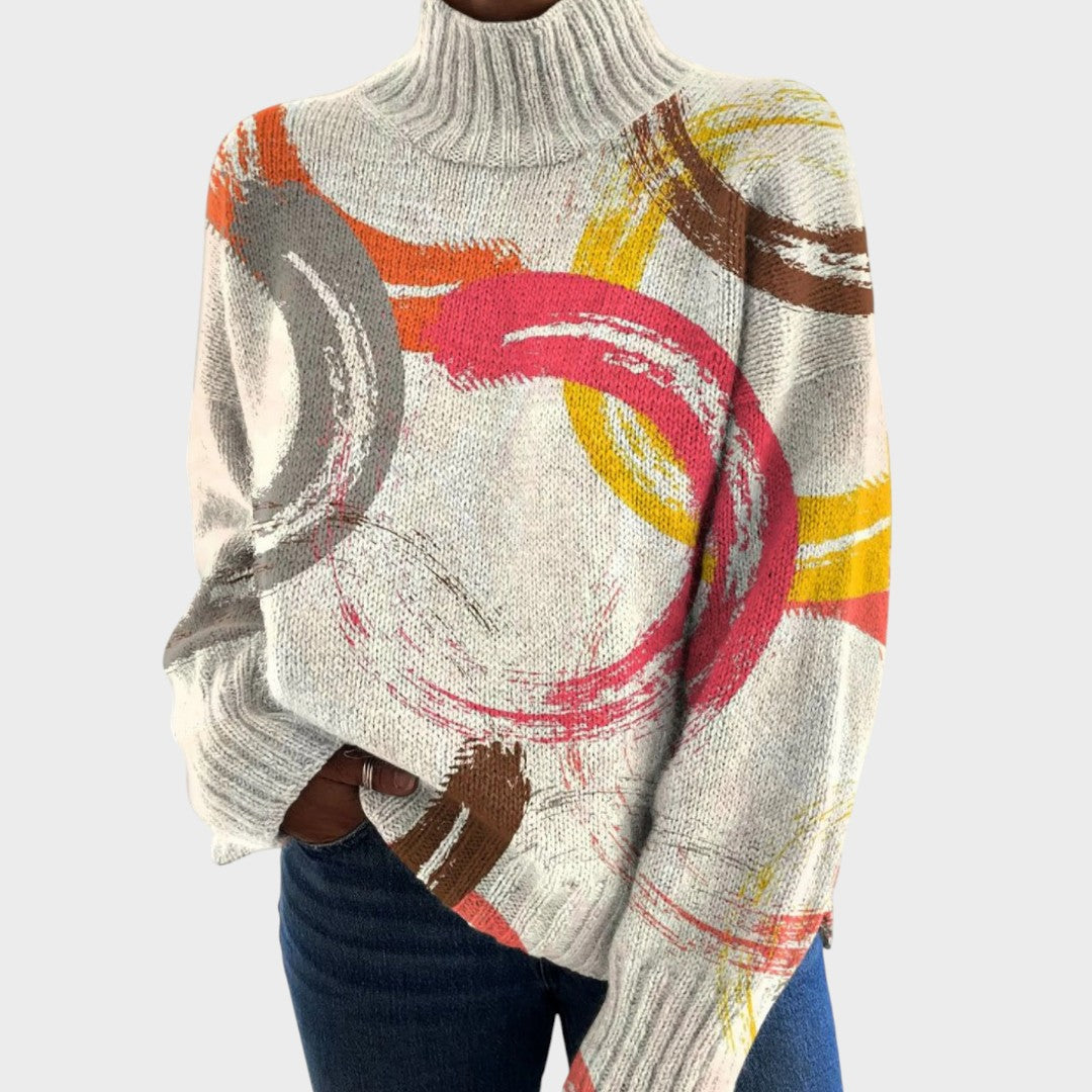 Bojana - T-shirt en Maille Artistique