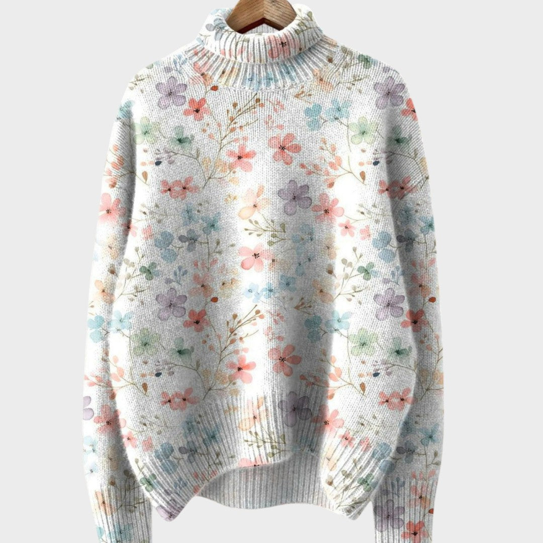 Klara - T-shirt en tricot artistique