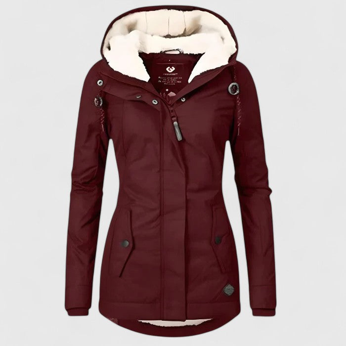 Seravia™ - Veste d'hiver imperméable avec capuche