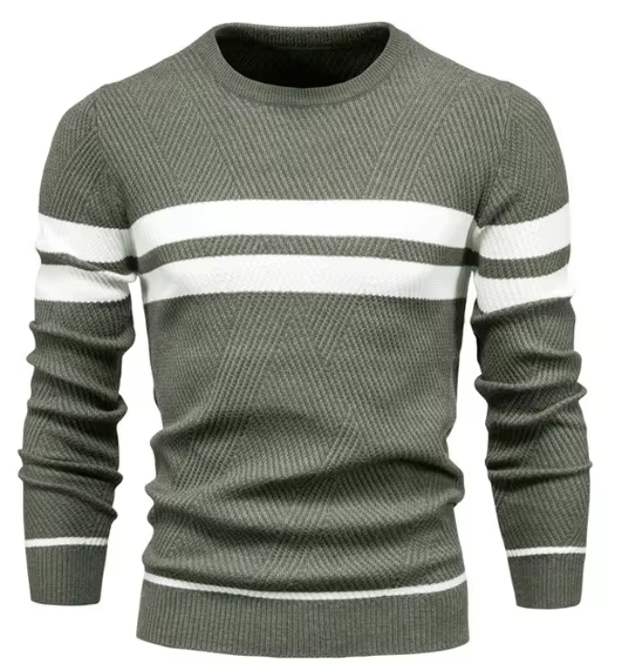 Pull élégant pour hommes avec motif en chevrons