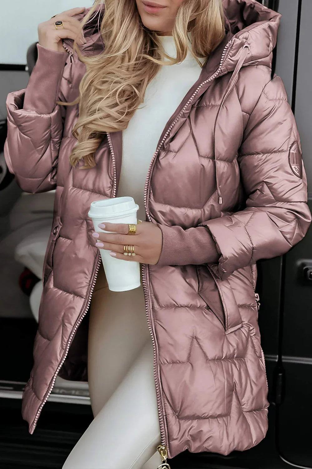 Camille – Manteau d’hiver élégant avec capuche