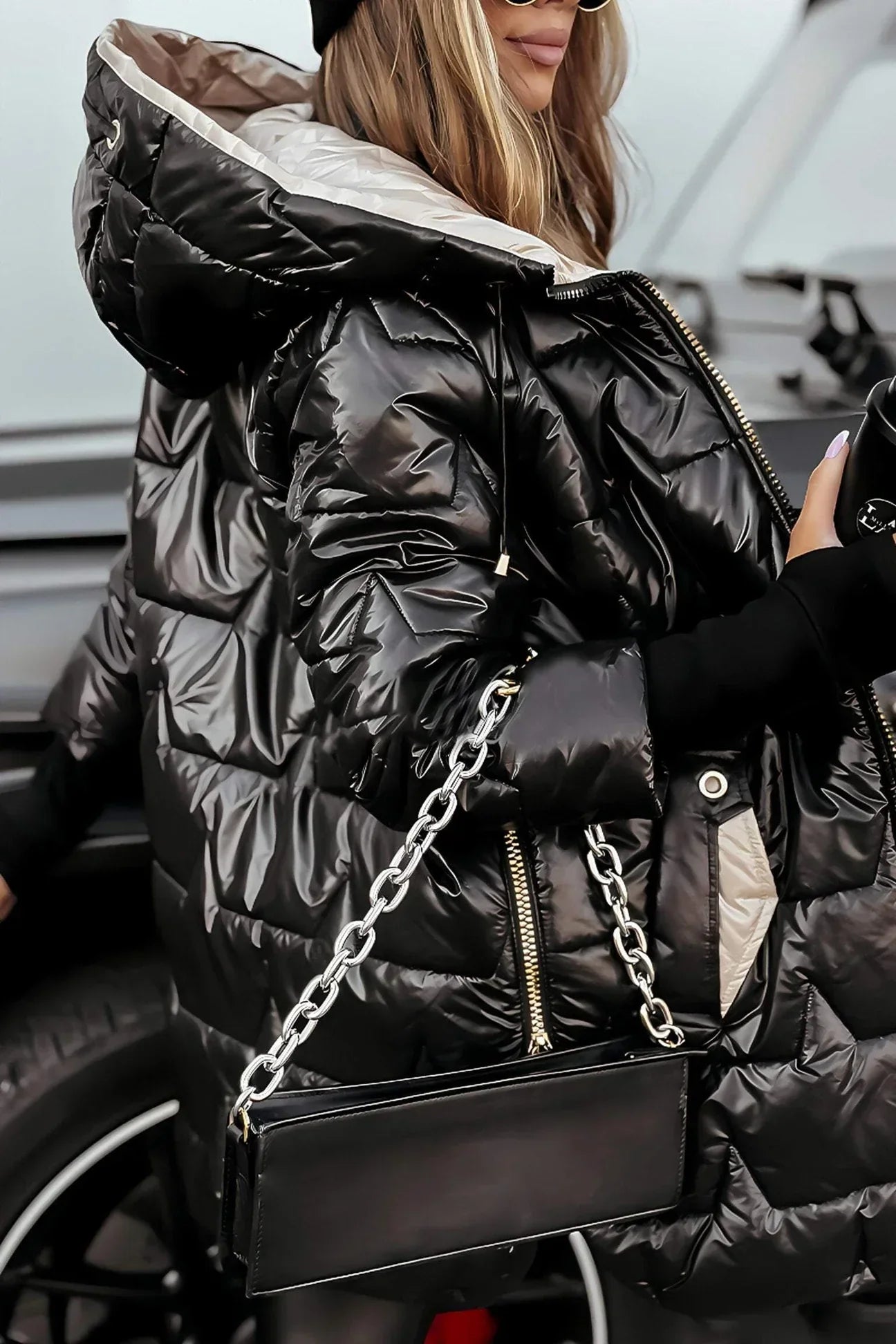 Camille – Manteau d’hiver élégant avec capuche