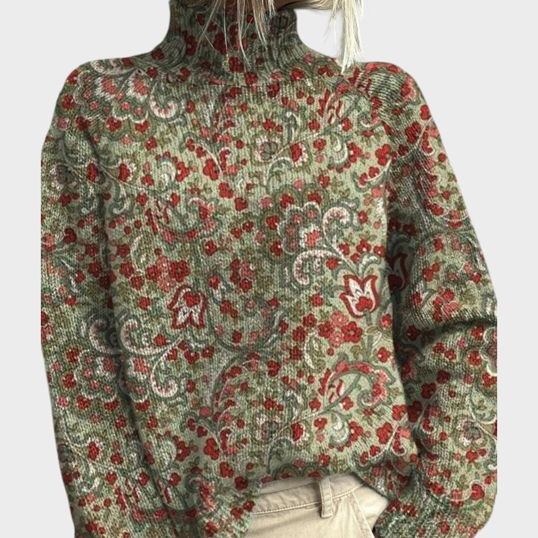 Mia - T-shirt en tricot artistique