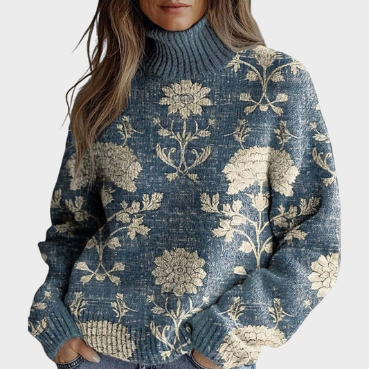 Sanja - T-shirt en Tricot Artistique