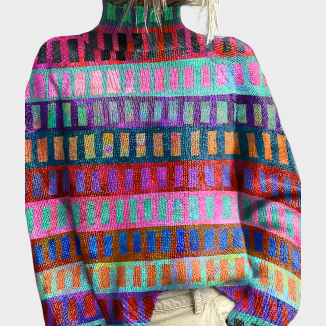 Vita - T-shirt en tricot artistique