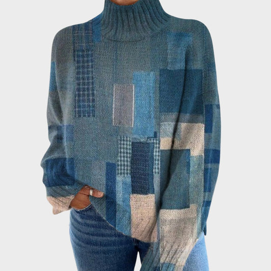 Dalia - T-shirt en Tricot Artistique