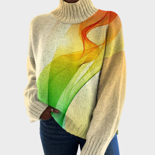 Edita - T-shirt en Maille Artistique