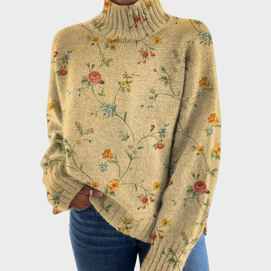 Una - T-shirt en maille artistique