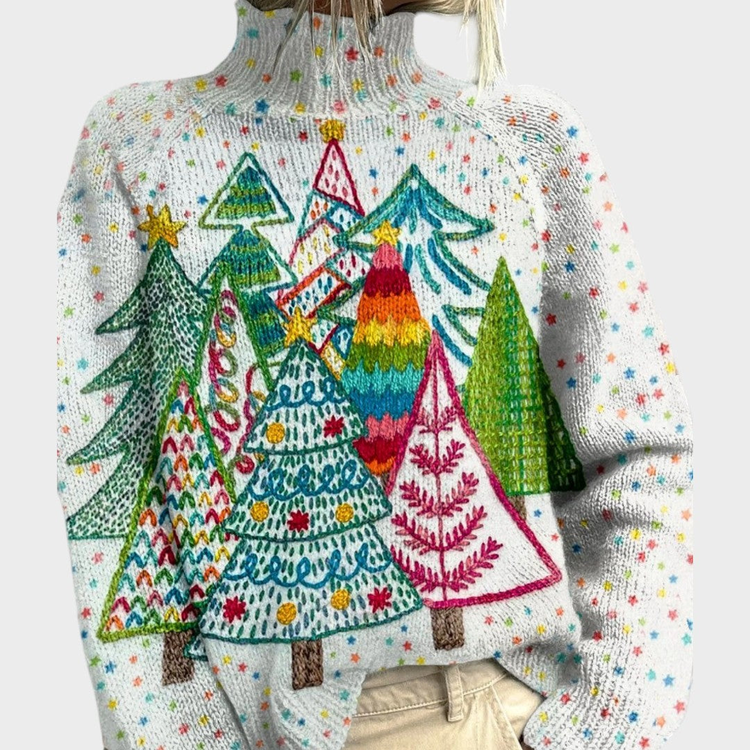 Danica - T-shirt en tricot artificiel