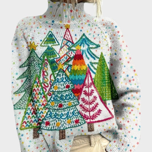 Danica - T-shirt en tricot artificiel