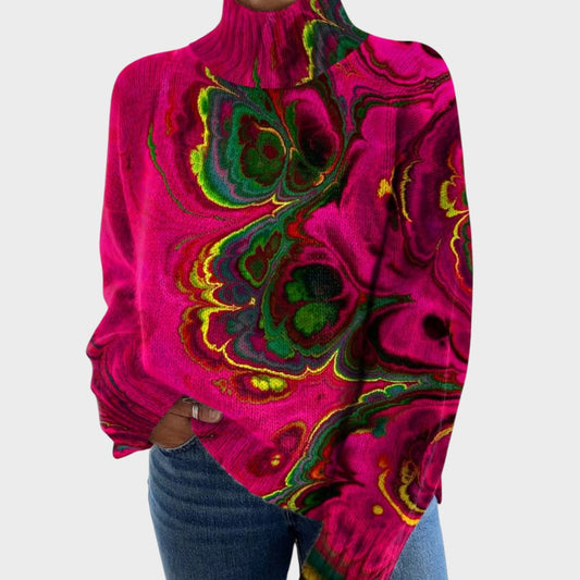 Vesna - T-shirt en maille artistique
