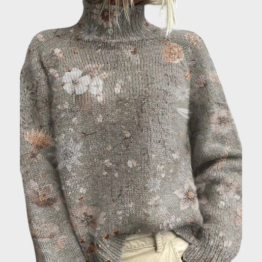 Jasmina - T-shirt en Tricot Artistique