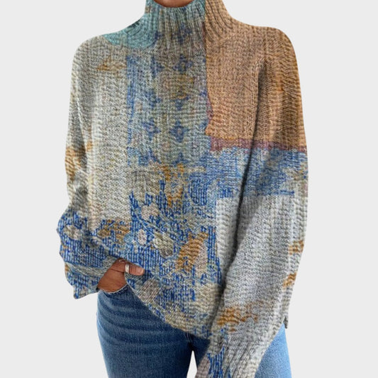 Ivana - T-shirt en Tricot Artistique