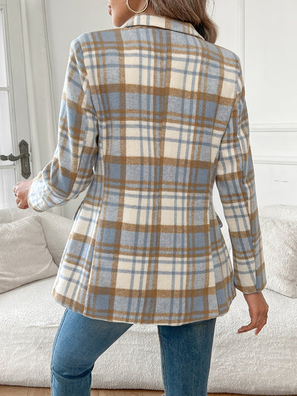 Manon™ | Blazer chic à carreaux