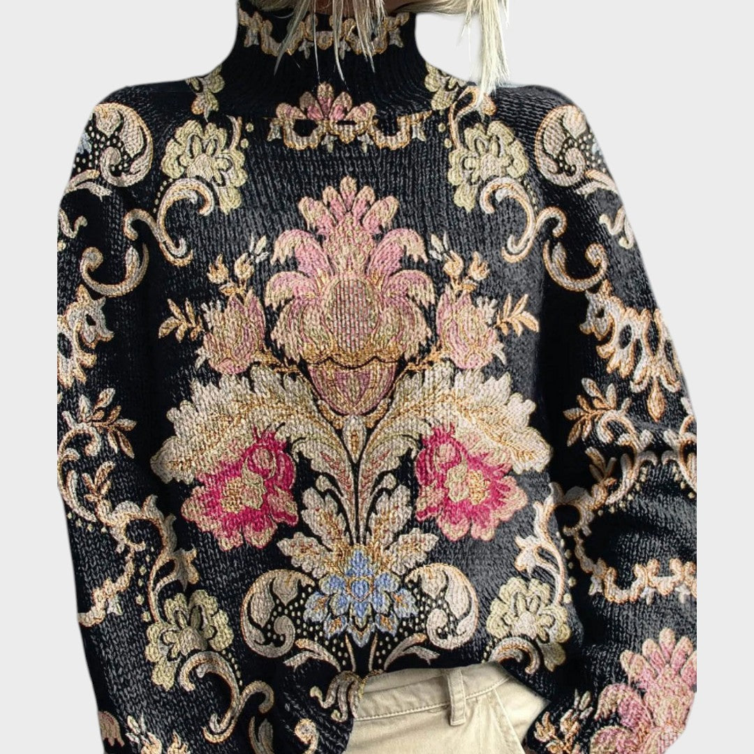 Ljiljana - T-shirt en maille artistique