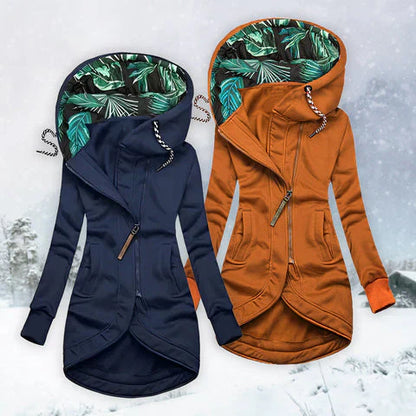 Patricia | Manteau d'Hiver Élégant et Chaud avec Capuche