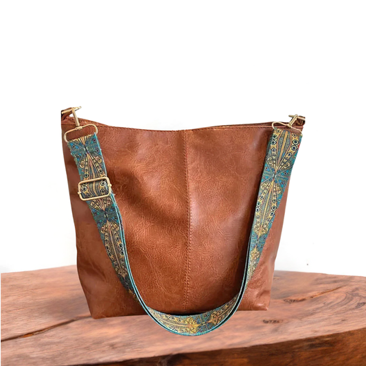 Greta - Sac à bandoulière vintage en cuir