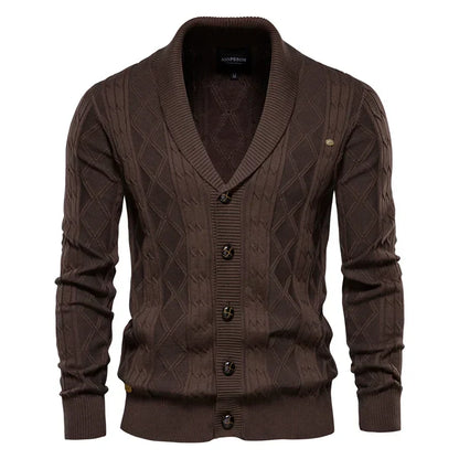 Cardigan pour Hommes avec Fermeture à Boutons