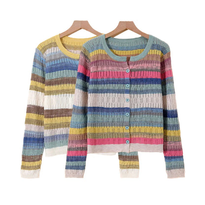 Myrna | Gilet rayé inspiré du vintage