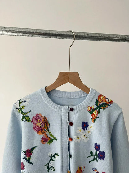 Sahara | Gilet élégant avec fleurs