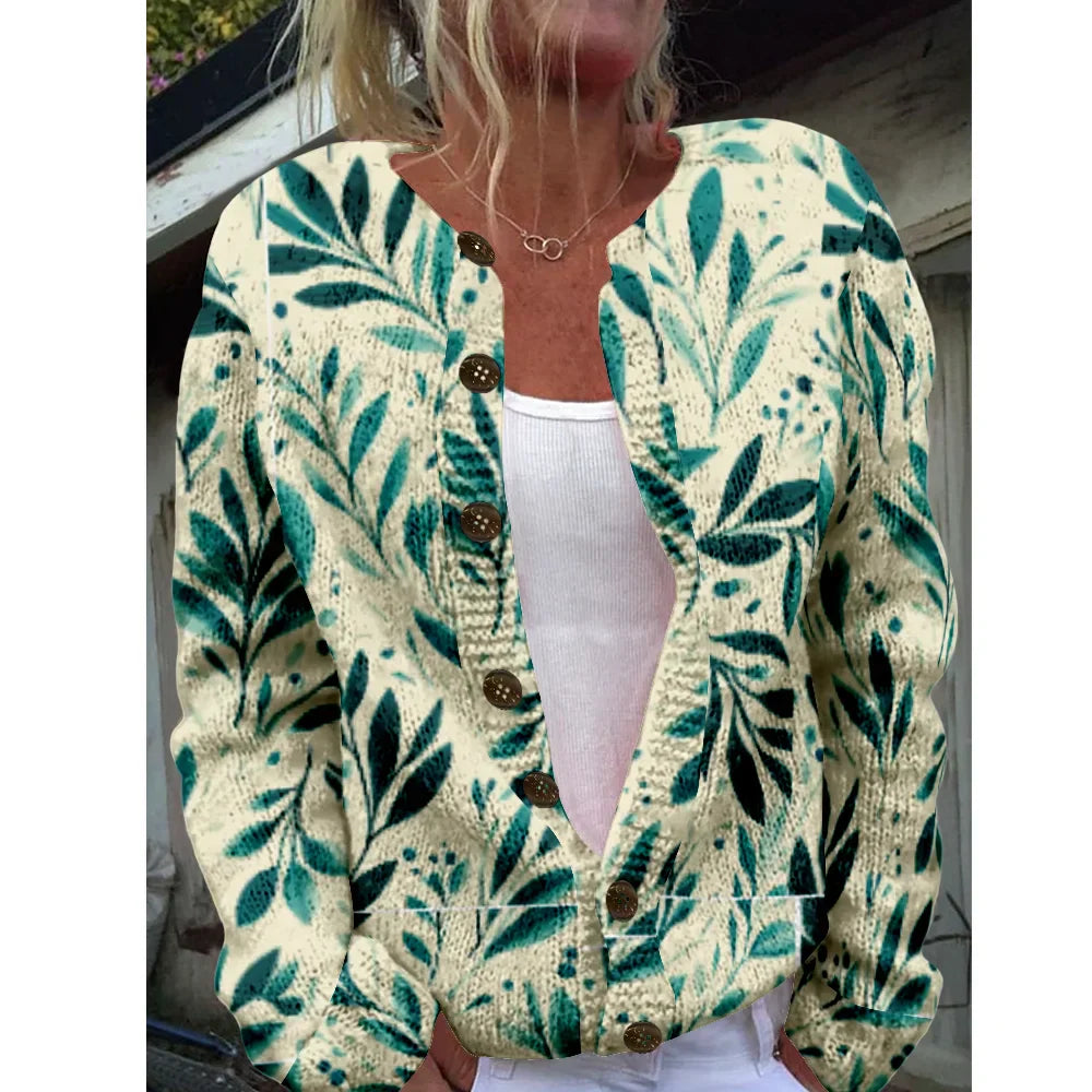 Nicolette | Veste chic à imprimé