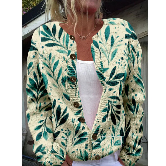 Nicolette | Veste chic à imprimé