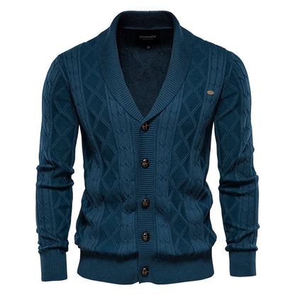 Cardigan pour Hommes avec Fermeture à Boutons