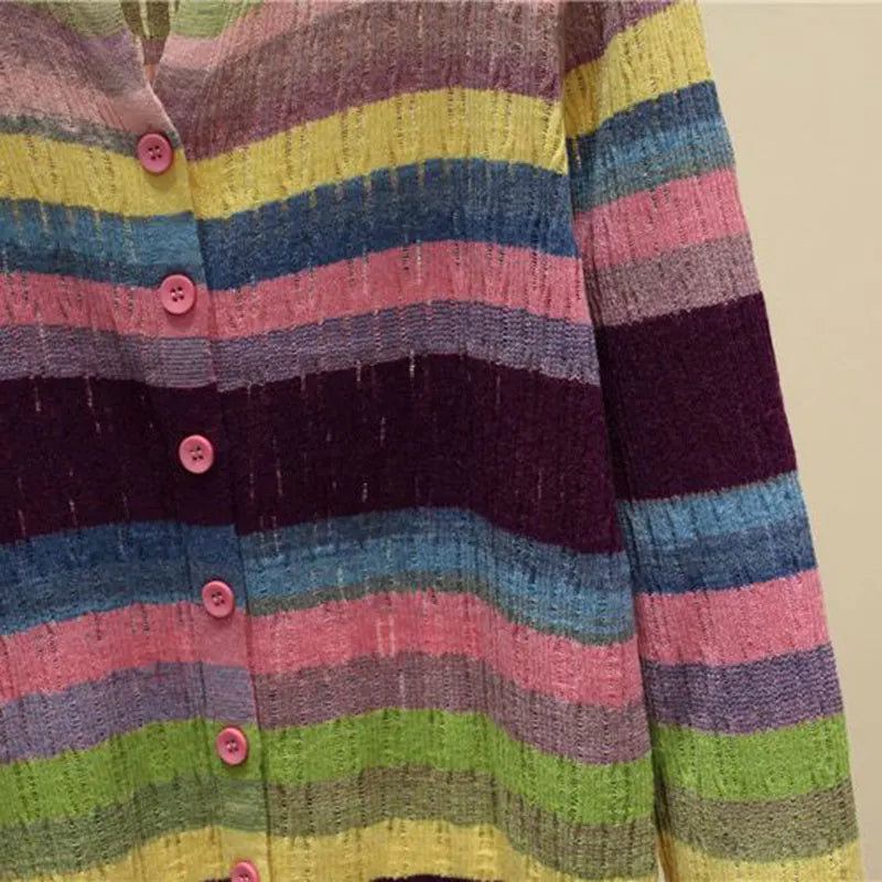 Myrna | Gilet rayé inspiré du vintage