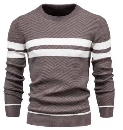 Pull élégant pour hommes avec motif en chevrons