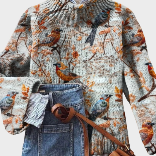 Sara - T-shirt en tricot artistique