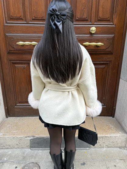 Elena™ | Manteau en Laine Élégant