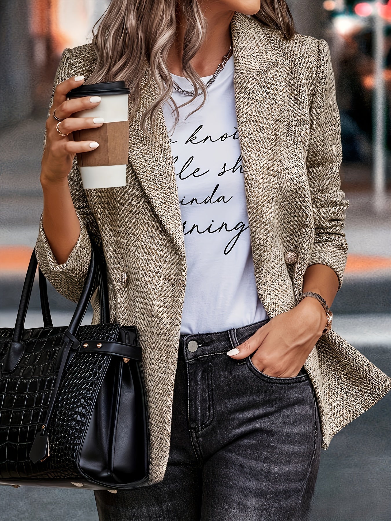 Camille™ | Blazer chic fait main