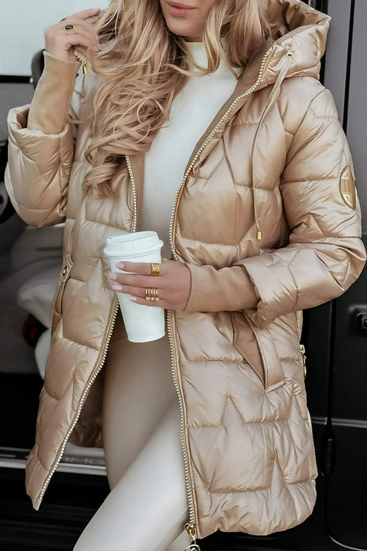 Camille – Manteau d’hiver élégant avec capuche