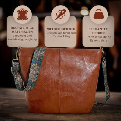 Greta - Sac à bandoulière vintage en cuir