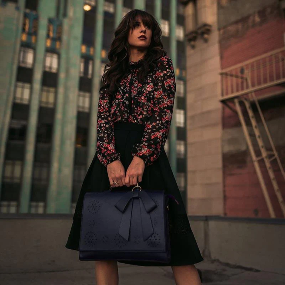 Bernadette – Sac à bandoulière avec nœuds