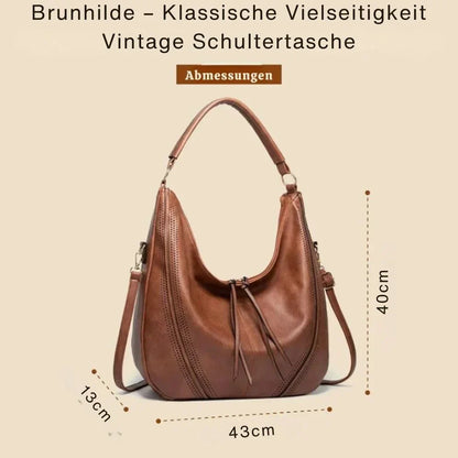 Brunhilde – Classique Polyvalence Sac à Bandoulière Vintage