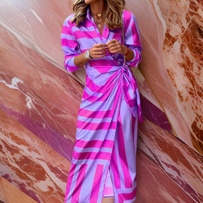 Amira - Robe à imprimé cache-cœur